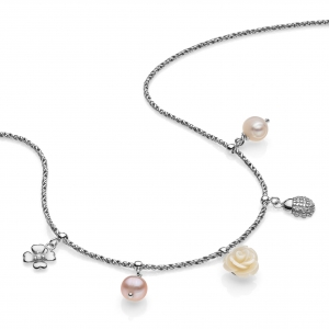 Collana in Argento con zirconi